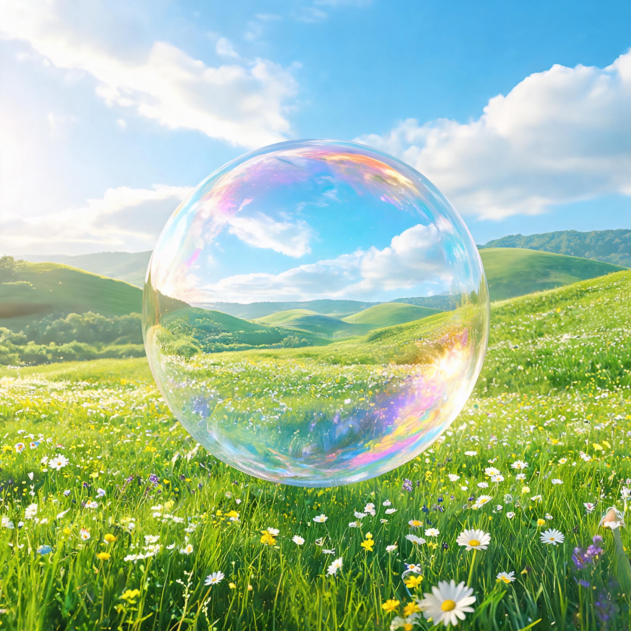 Soap bubble world