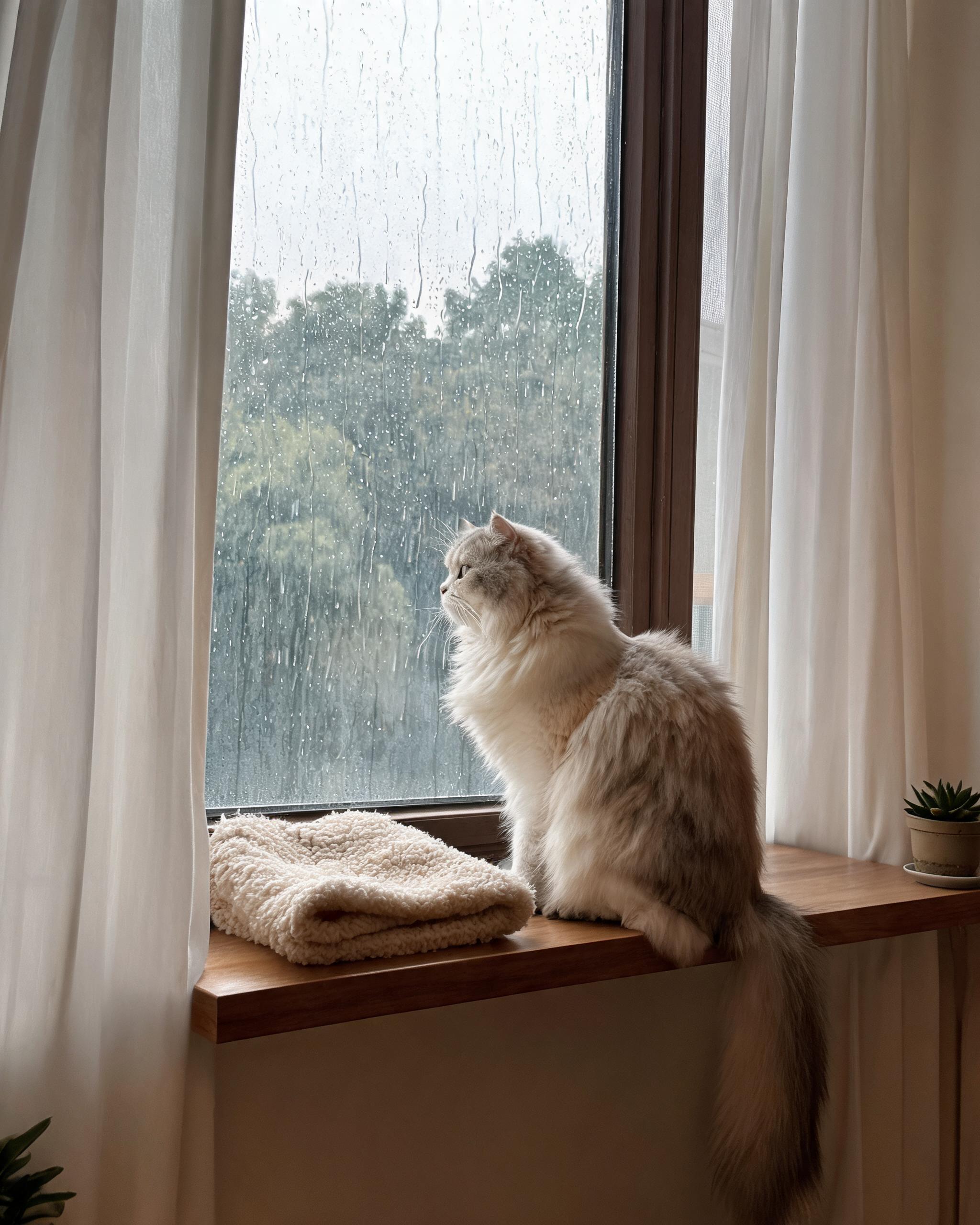 Cat in window