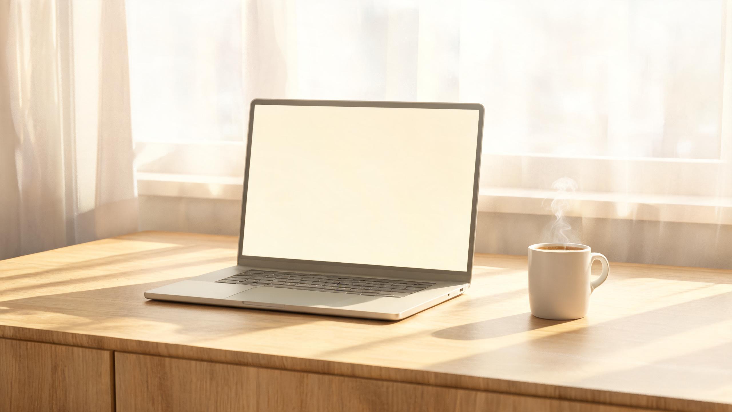 Laptop workspace
